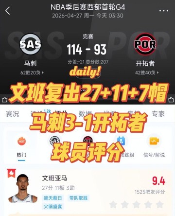 九游娱乐-一场114:93让4队笑不出来！联盟第一瑟瑟发抖，湖人没有压力了